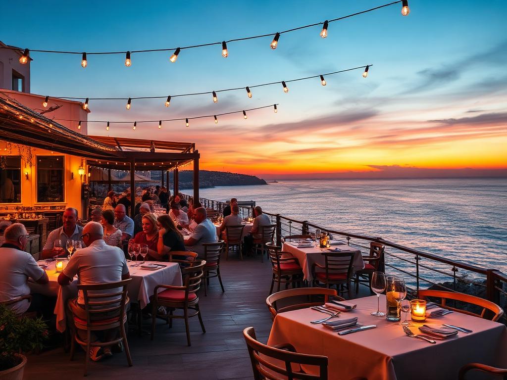 Seaside dining